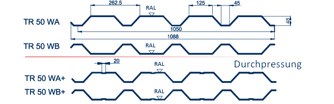 DEKPROFILE TR 50 Schéma
